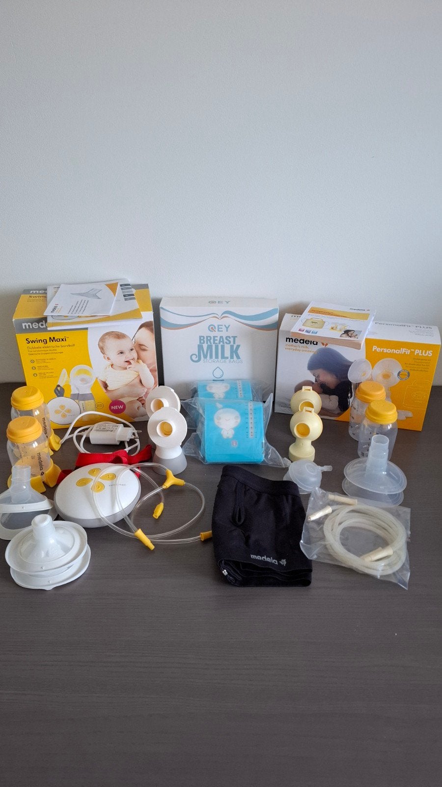 Medela Swing Maxi Dubbele Borstkolf+Medela PersonalFit PLUS, Medela, Dubbelzijdig, Borstkolf, Ophalen of Verzenden