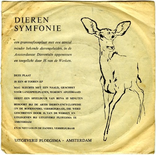 Dierensymfonie - H. van de Werken, Overige genres, 7 inch, Ophalen of Verzenden, Zo goed als nieuw