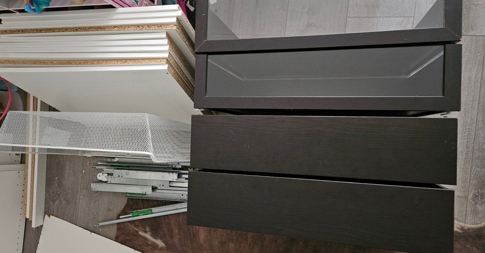 IKEA PAX lades, planken, draadmand, boven-/onderkant, Huis en Inrichting, Kasten | Kledingkasten, Ophalen, Zo goed als nieuw