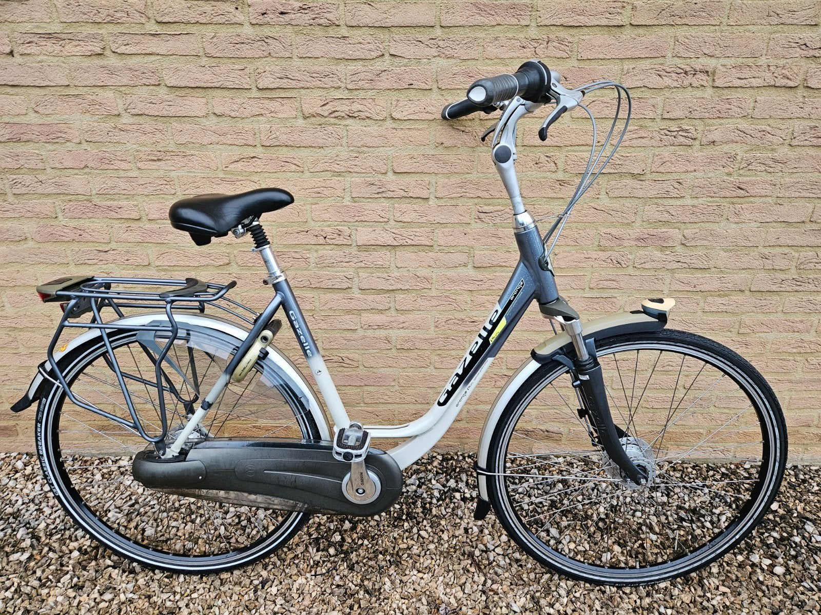 GAZELLE ORANGE PLUS DAMESFIETS, Fietsen en Brommers, Fietsen | Dames | Damesfietsen, Ophalen, 53 tot 56 cm, Versnellingen, Zo goed als nieuw