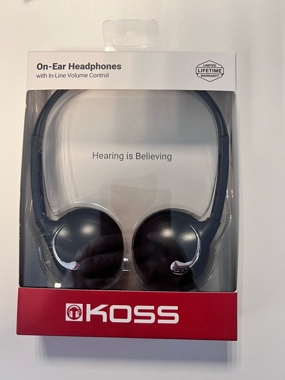 KOSS On-Ear Koptelefoon met Volumeregeling, Overige merken, Verstelbaar, Nieuw, On-ear