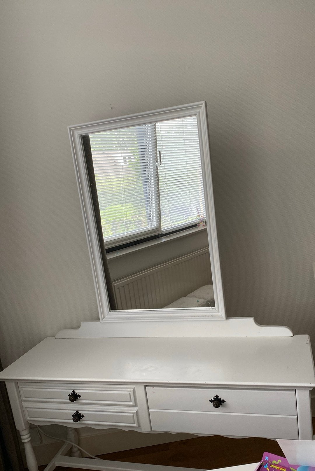 Kaptafel/ make up tafel, Ophalen, Gebruikt, 100 tot 150 cm, Minder dan 100 cm