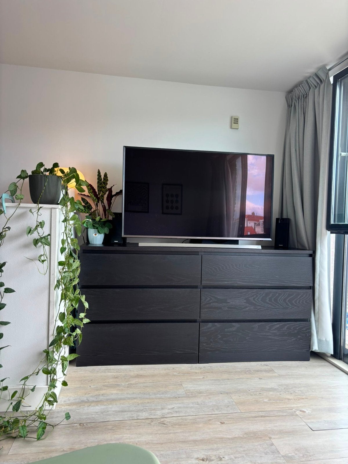 Ikea Malm ladekast met 6 lades, Ophalen, Gebruikt, 150 tot 200 cm, 3 of 4 laden
