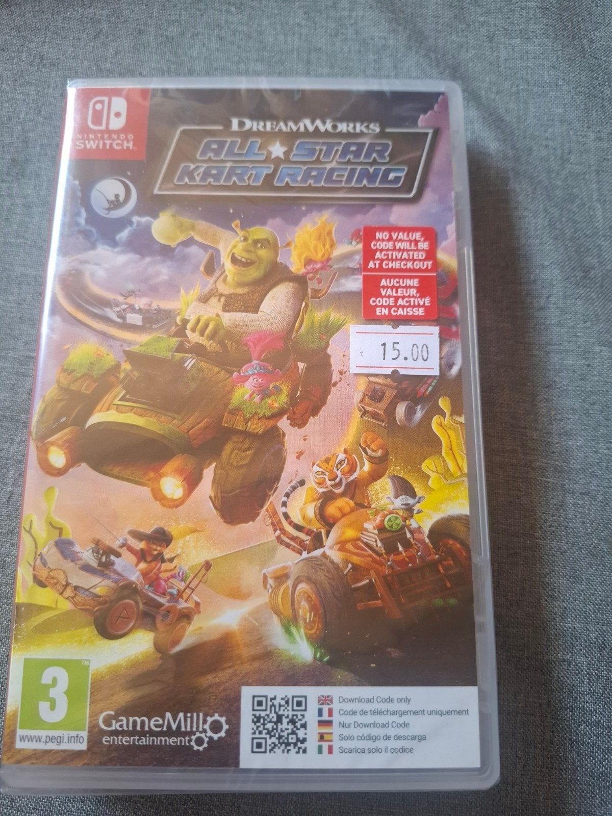 Nintendo switch all star kart racing nieuw, Racen en Vliegen, Nieuw, Ophalen of Verzenden, 3 spelers of meer