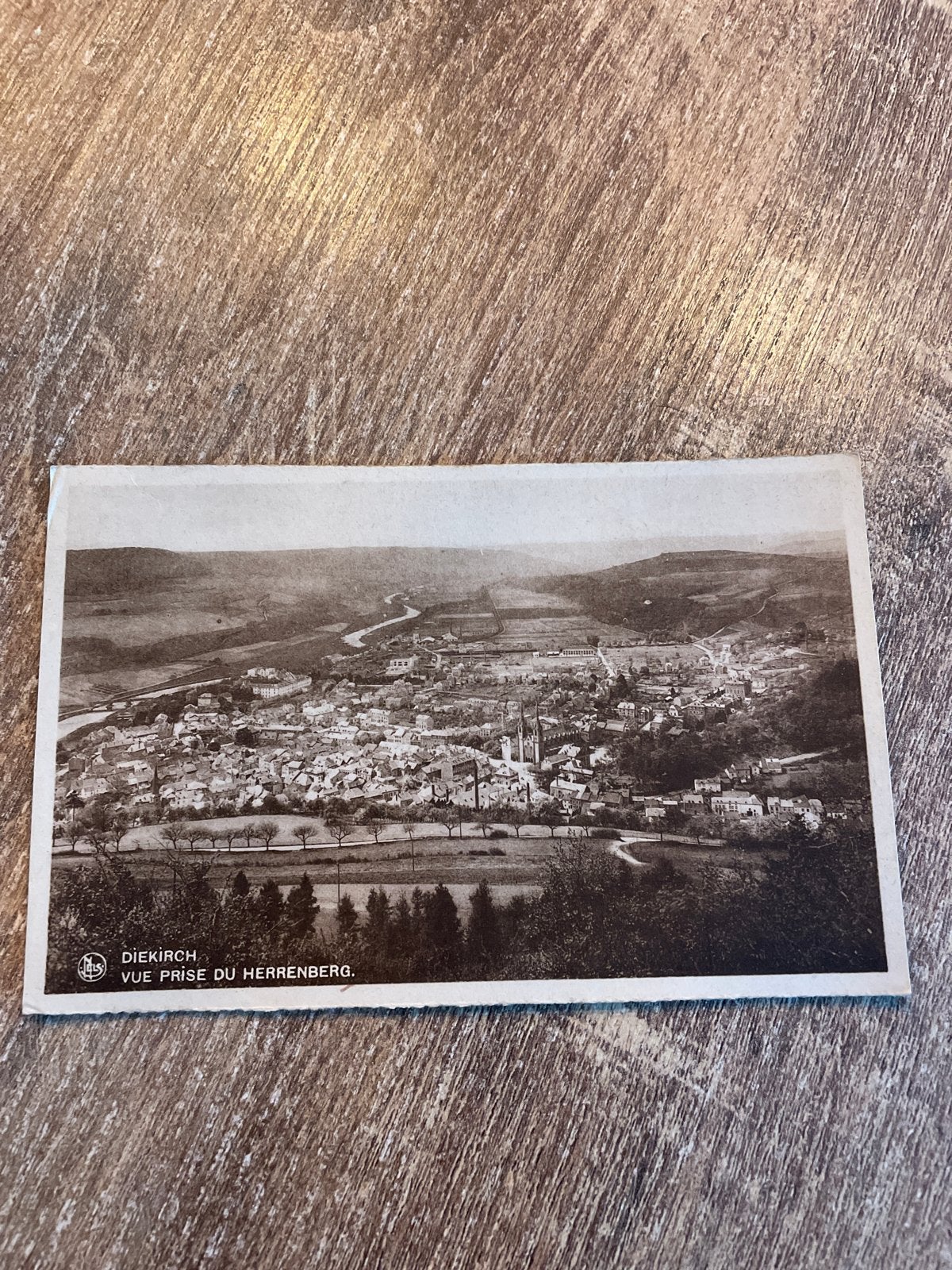 Oude Ansichtkaart Diekirch, Luxemburg - VUE PRISE DU HERRENB, Ophalen of Verzenden, Ongelopen, België en Luxemburg
