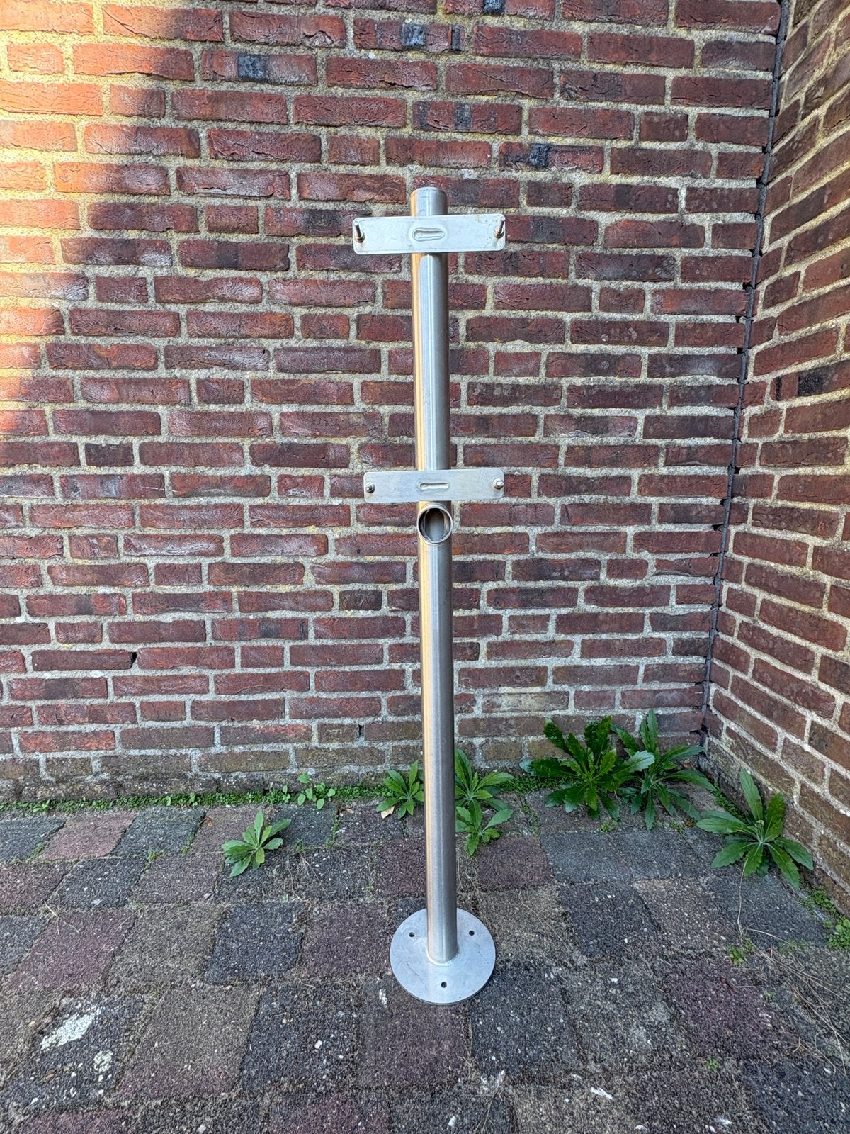 RVS montagepaal voor EV laadpaal, brievenbus, intercom, etc, Ophalen, Zo goed als nieuw, Laadpaal