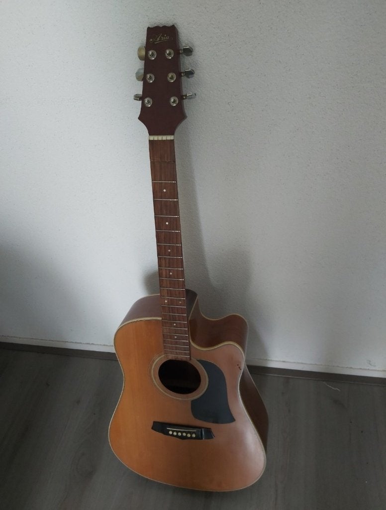 Topgitaar Aria 1991  (quasi opknapper), Ophalen, Zo goed als nieuw, Solid body, Overige merken