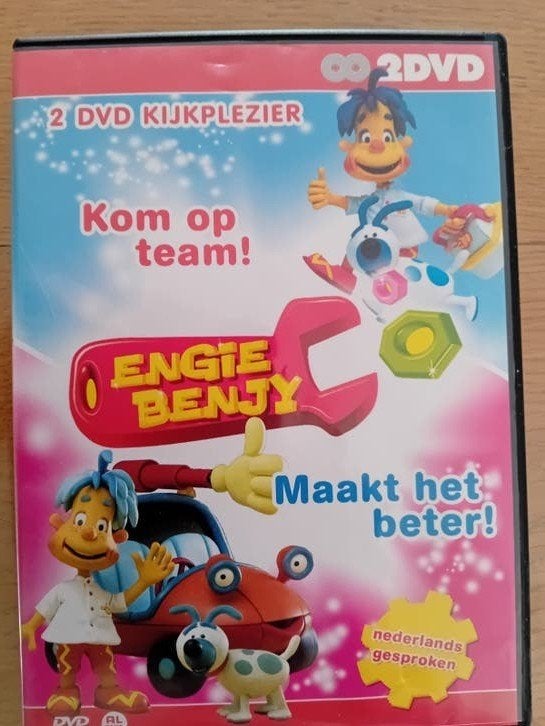 Engie Benjy 2-DVD set: 'Maakt het beter!' & 'Kom op team!', Gebruikt, Alle leeftijden, Overige genres, Tv-serie