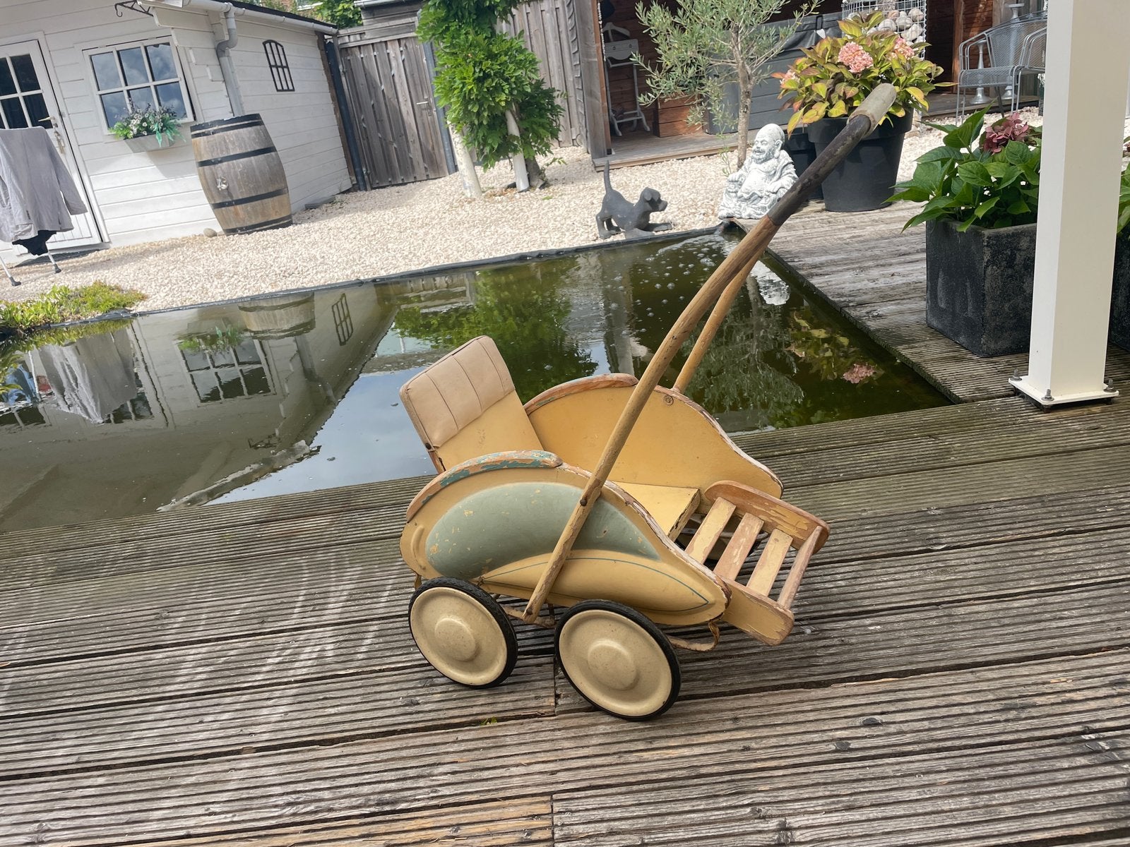 Vintage, Zekiwa kinderpoppenwagen, Antiek en Kunst, Antiek | Speelgoed, Ophalen