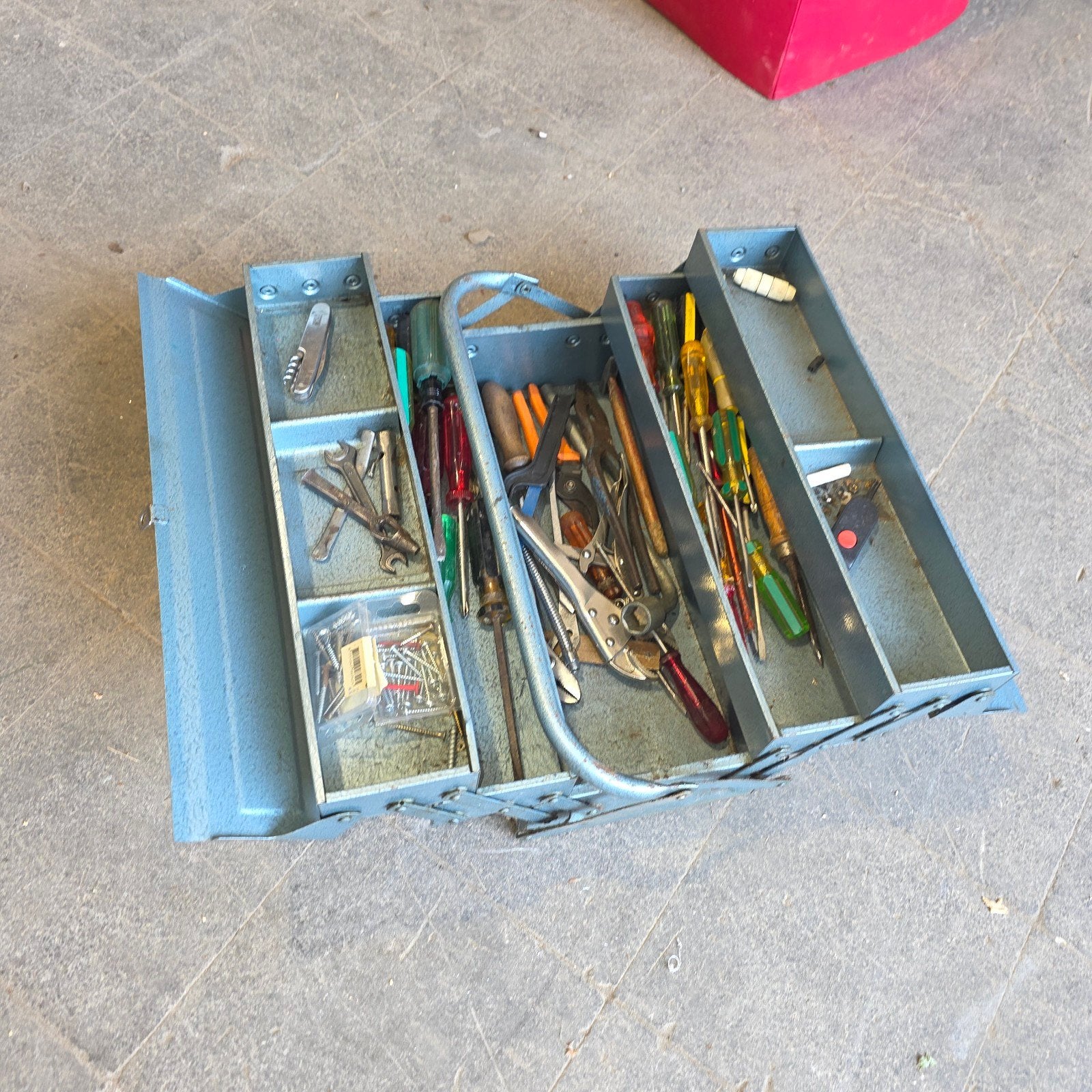Gereedschap kist met inhoud, Ophalen of Verzenden