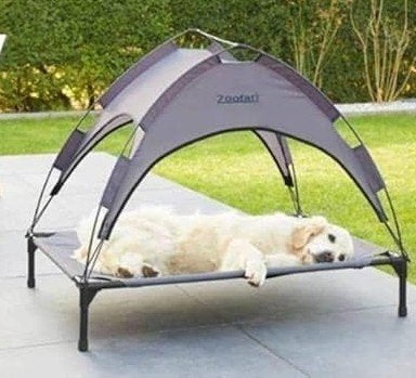 Stretcher voor honden met zonnescherm Zoofari  in verpakking, Ophalen, Nieuw
