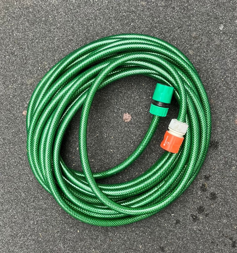 waterslang met koppelingen 12 meter, Ophalen, Zo goed als nieuw, Tuinslang