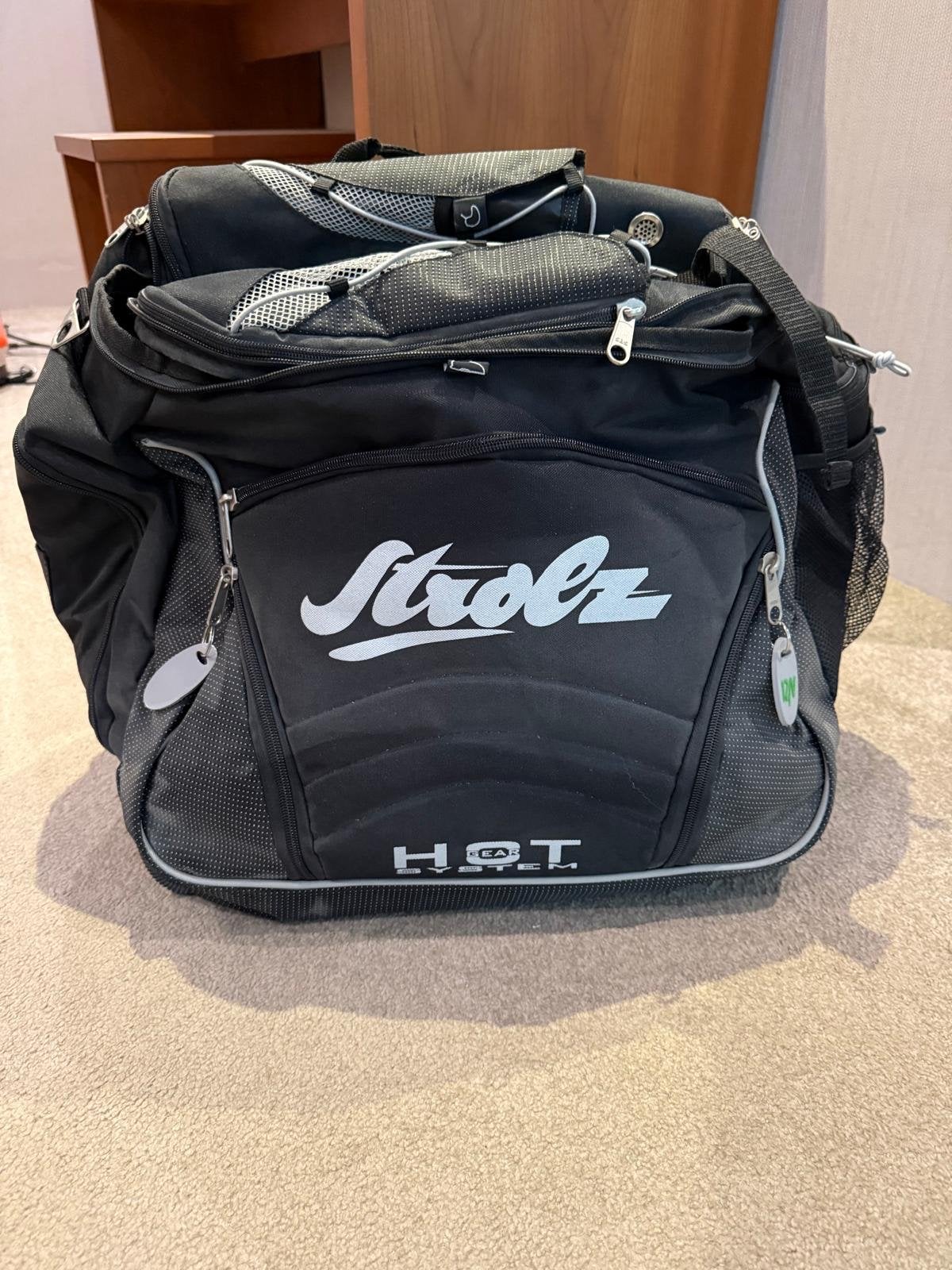 Strolz Hot Gear System Skischoen Tas - Zwart, Ophalen of Verzenden, Nieuw, Maat 46/48 (XL) of groter, Overige typen