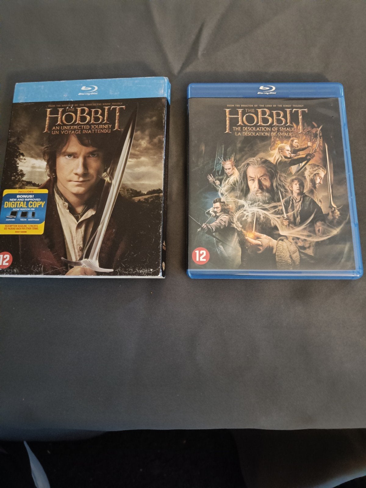The Hobbit: An Unexpected Journey & The Desolation of Smaug, Cd's en Dvd's, Avontuur, Nederlands, Ophalen of Verzenden, Blu-ray