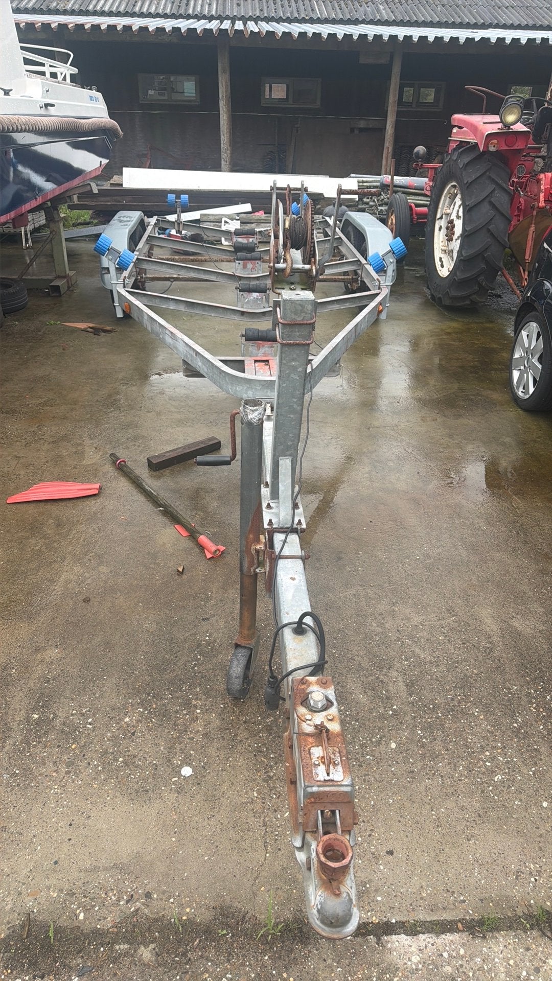 Stalling trailer tandem asser voor sloep, Ophalen, Zo goed als nieuw, Minder dan 6 meter, Overige typen