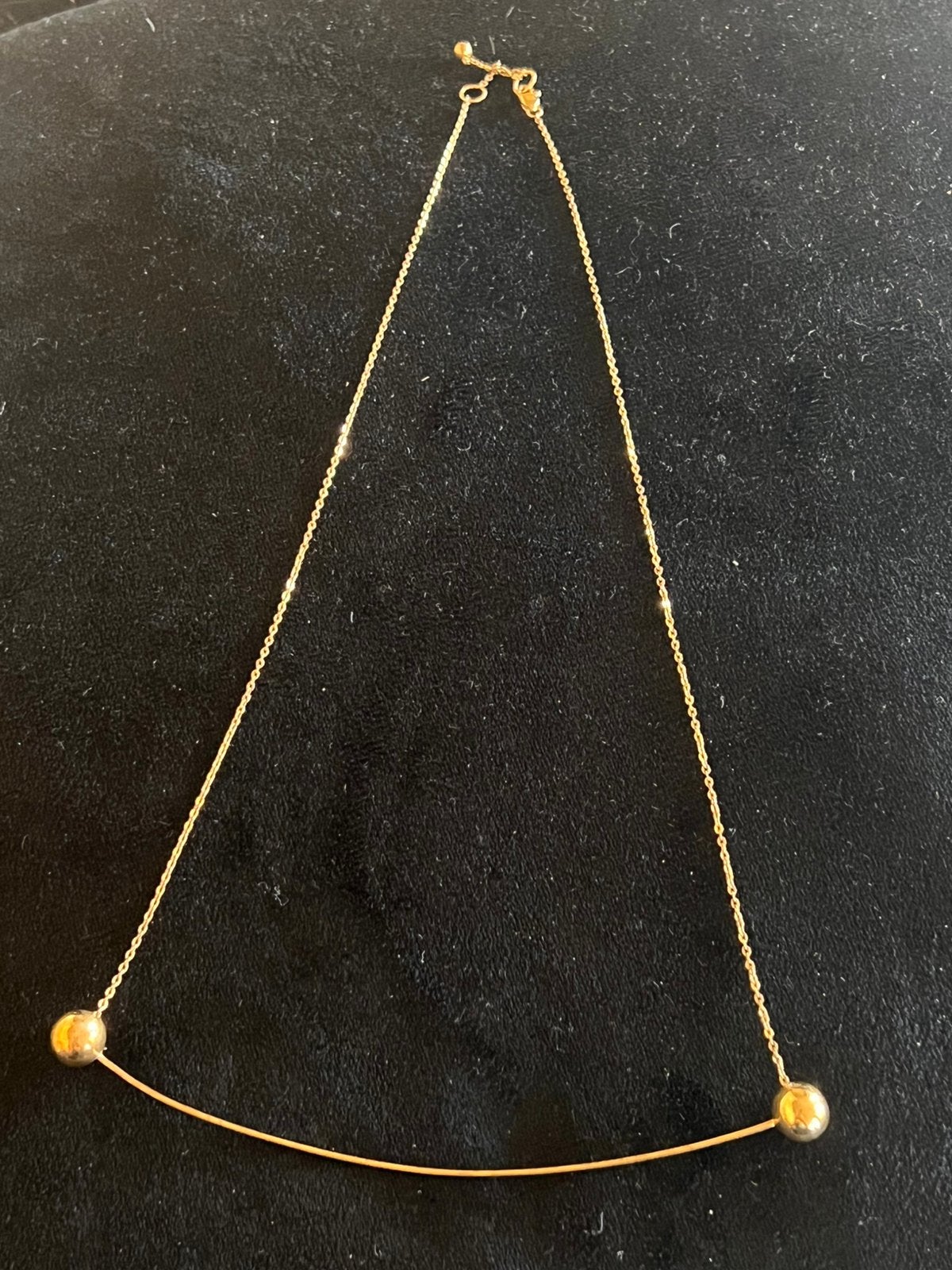 Charlotte Wooning ketting, Ophalen of Verzenden, Zo goed als nieuw, Goud, Overige materialen