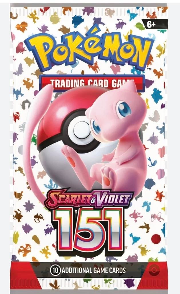 Pokémon 151 Mew, Ophalen of Verzenden, Zo goed als nieuw, Meerdere kaarten