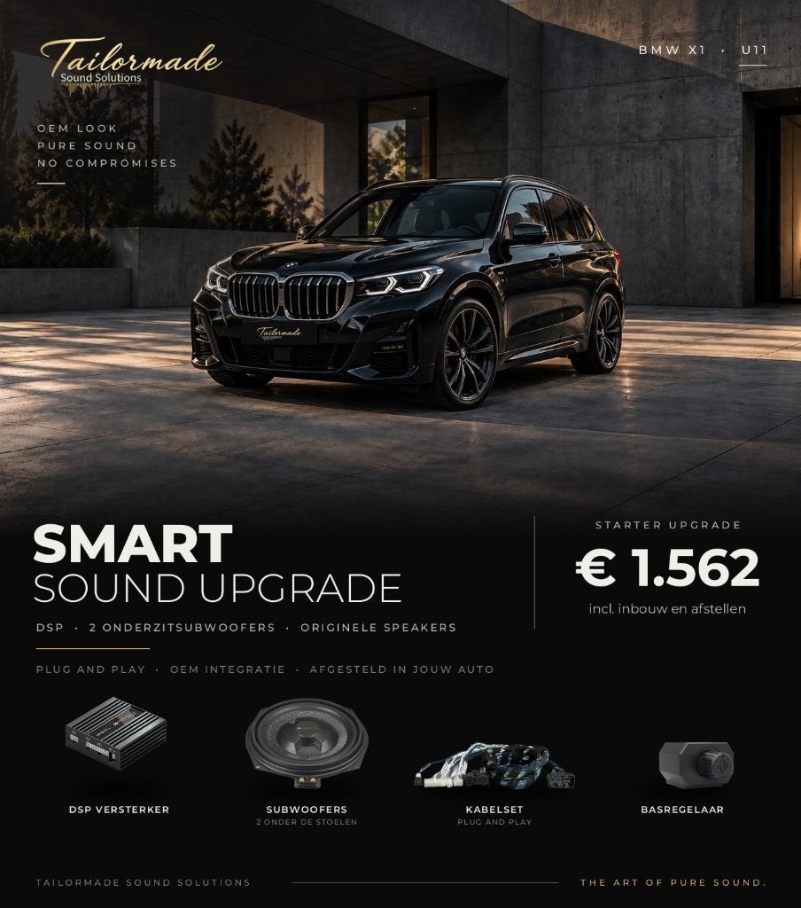 BMW X1 U11 audio upgrade vanaf €1.562 incl. inbouw, Auto diversen, Ophalen, Nieuw