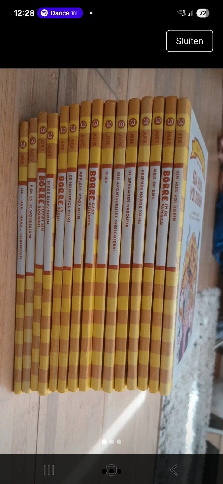 Borre/gestreepte boekjes - Complete set van 12, Boeken, Ophalen of Verzenden, Gelezen, Jeroen Schipper, Fictie algemeen