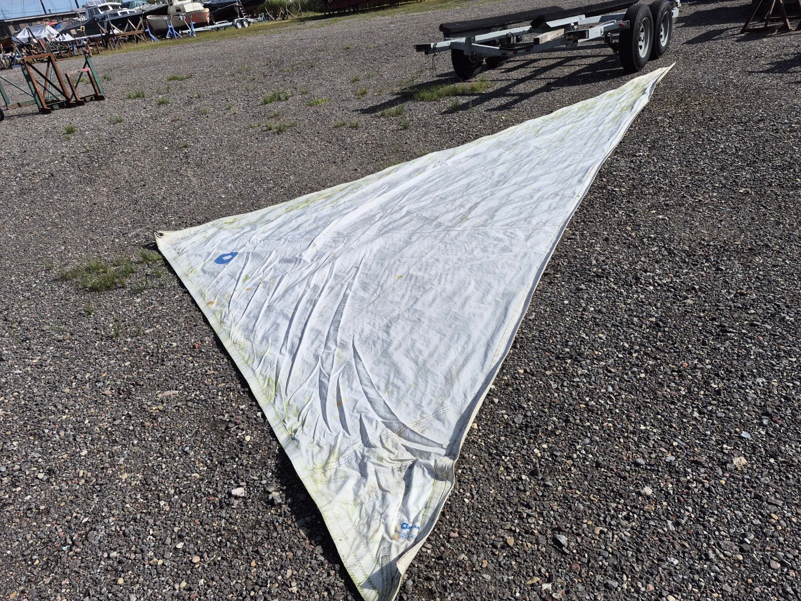 Zeil 6,89m lang & 3,20m breed, Ophalen, 6 meter of meer, Gebruikt, Overige typen