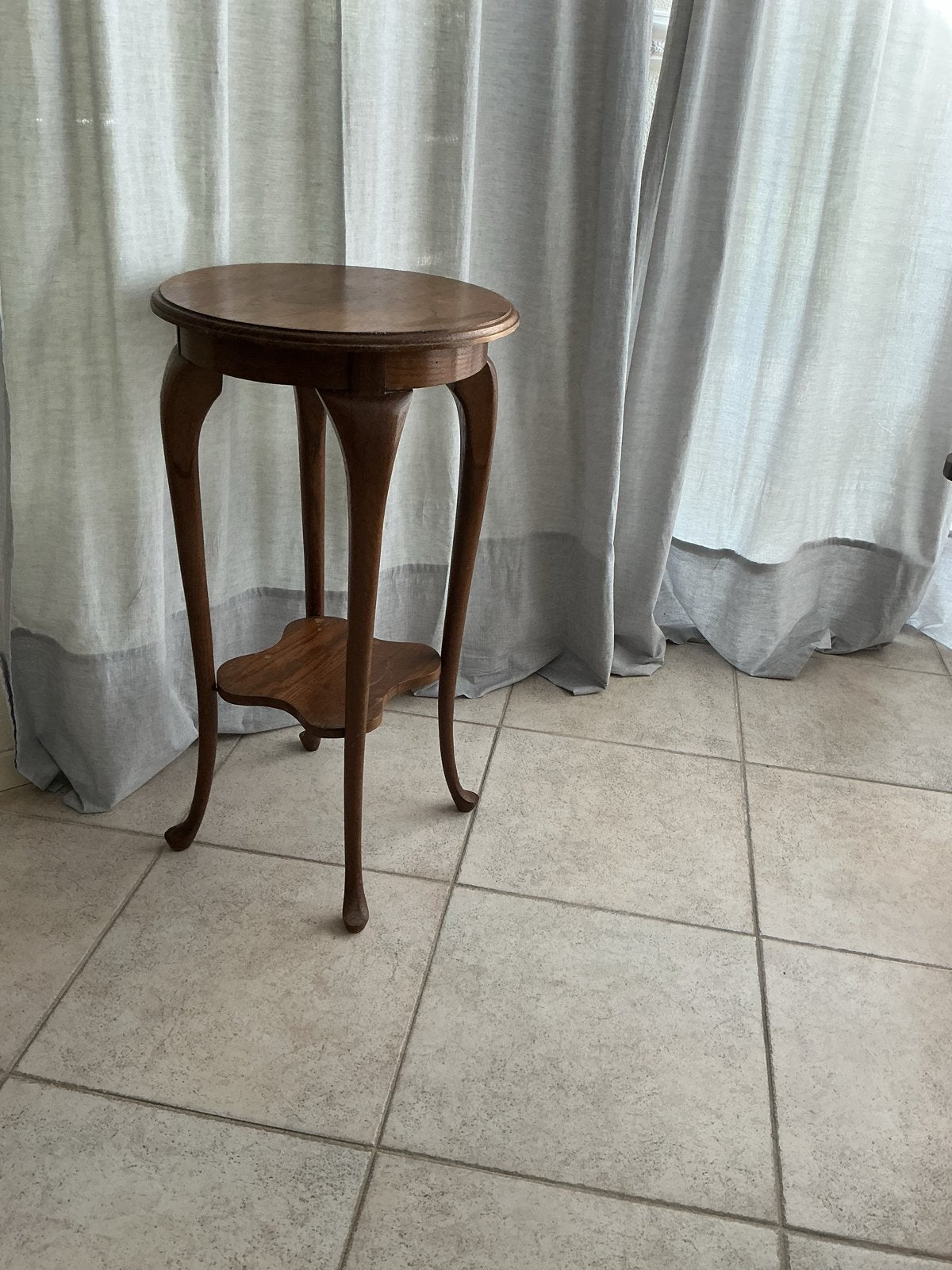 Antiek Eiken Plantentafeltje, begin 20e eeuw, Antiek en Kunst, Antiek | Meubels | Tafels, Ophalen
