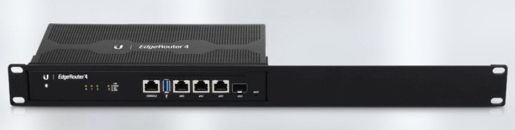 Ubiquiti EdgeRouter 4 (ER-4) en RACKKIT – Zakelijke router, Router, Gebruikt, Ubiquiti, Ubiquiti Networks