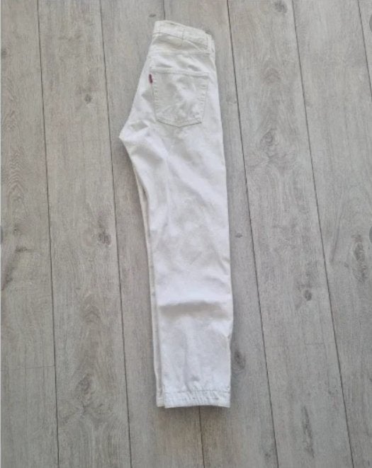 Authentic white Levi's!, Levi's, Wit, W32 (confectie 46) of kleiner, Ophalen of Verzenden