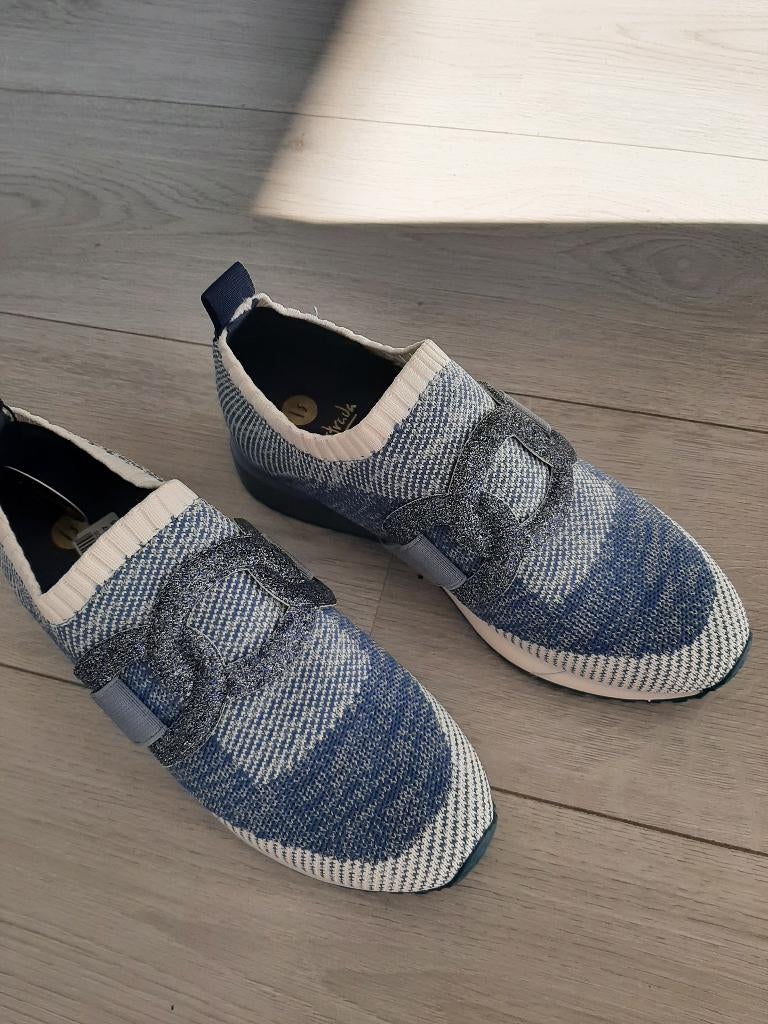 Jeans dames sneakers La Strada NIEUW, Blauw, Nieuw, Ophalen of Verzenden, Sneakers of Gympen