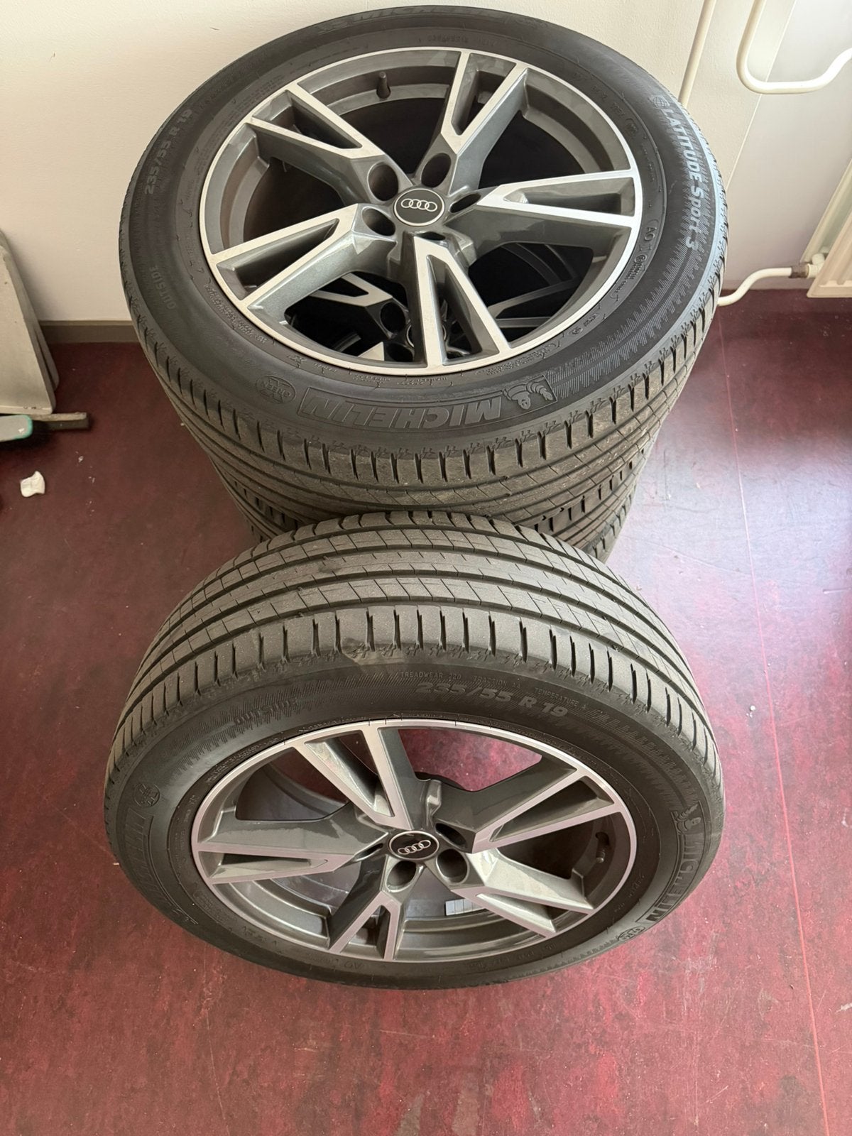 Audi velgen ORIGINEEL Q5 19inch (inclusief zomerbanden), Ophalen of Verzenden