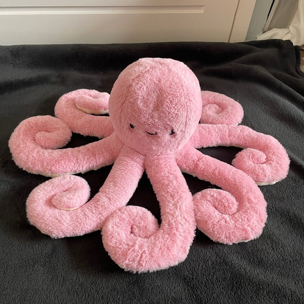 Grote roze Octopus knuffel XXL 58 cm., Overige typen, Ophalen of Verzenden, Zo goed als nieuw, Middelgroot (20 tot 80 cm)