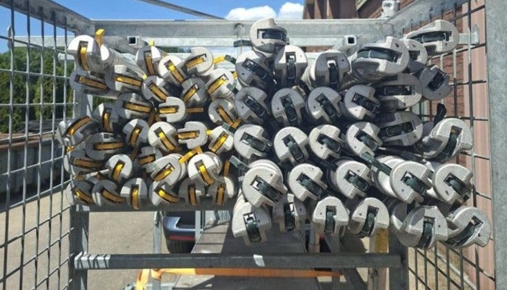 ZGAN rolsteiger schoren 250 cm, Doe-het-zelf en Verbouw, Ophalen, Zo goed als nieuw, Rolsteiger of Kamersteiger, 5 meter of hoger