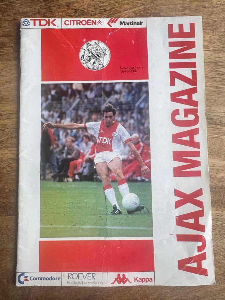 Ajax Magazine - Februari 1987 - Voetbal Historie, Verzamelen, Ophalen of Verzenden