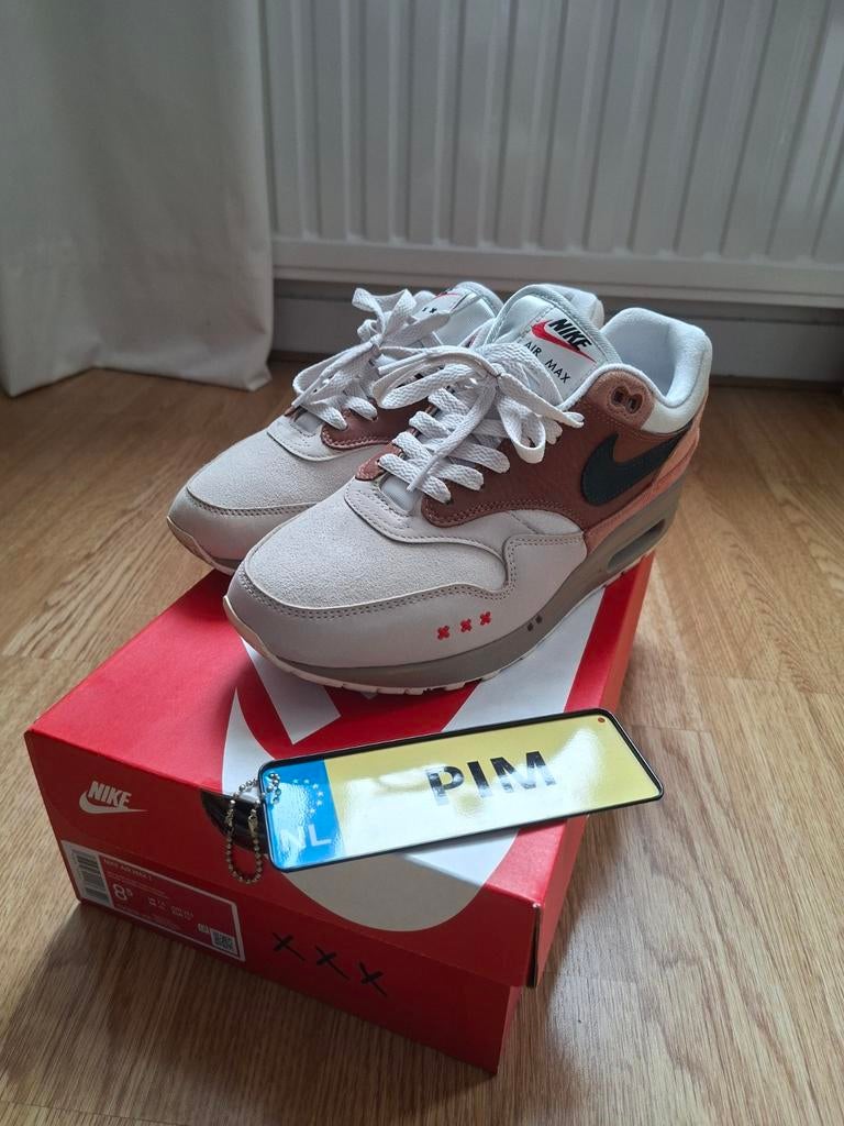 Nike air max 1 Amsterdam 42, Ophalen of Verzenden, Zo goed als nieuw, Overige kleuren