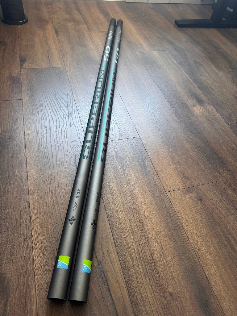 hengeldeel Preston Superium X50 deel 9 (14,5mtr) +10 (16mtr), Ophalen, Zo goed als nieuw, Vaste hengel