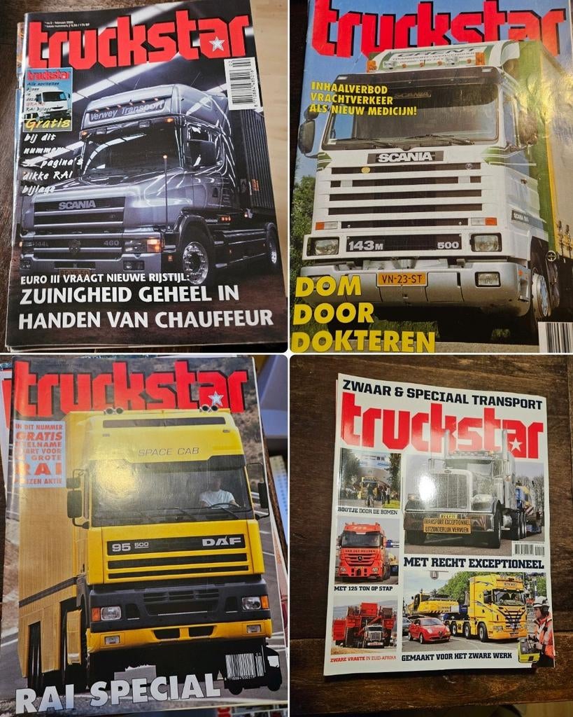 +- 150 Truckstar magazines 1990-2018 (niet compleet), Boeken, Tijdschriften en Kranten, Ophalen
