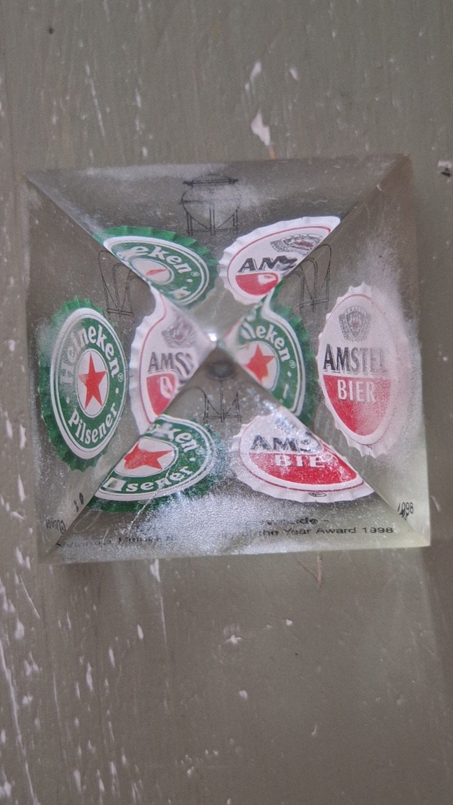 Heineken Amstel beer winnaar brouwerij award 1998, Verzamelen, Ophalen, Gebruikt, Overige typen, Heineken