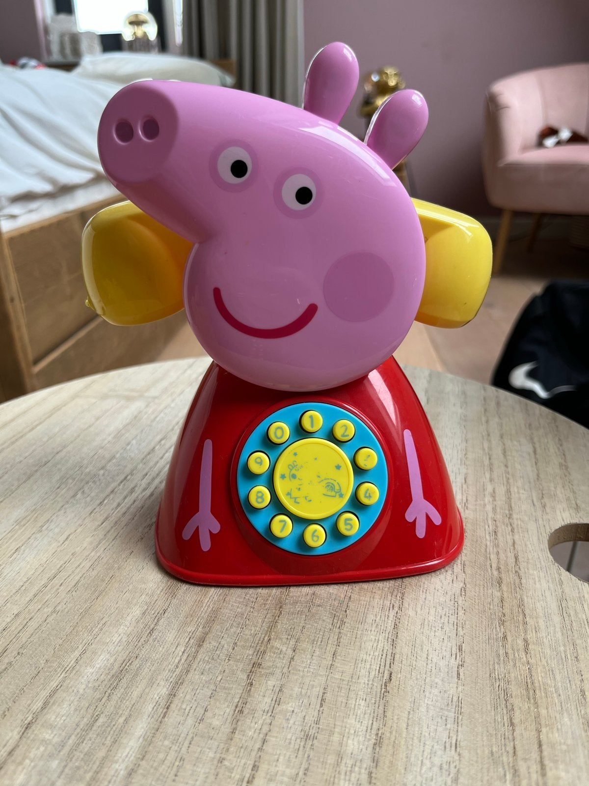 Peppa Pig speelgoedtelefoon met geluid, Ophalen of Verzenden, Gebruikt, Overige typen, Met geluid
