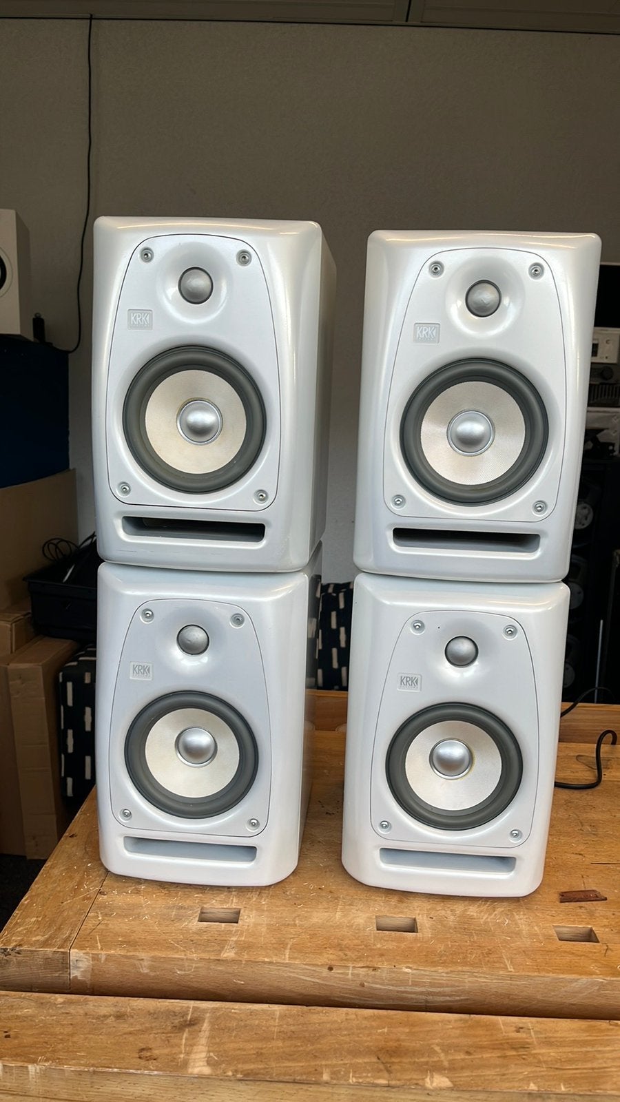 KRK speakers rockit RPG2 , per set of alle 4, Ophalen, Zo goed als nieuw, Overige merken