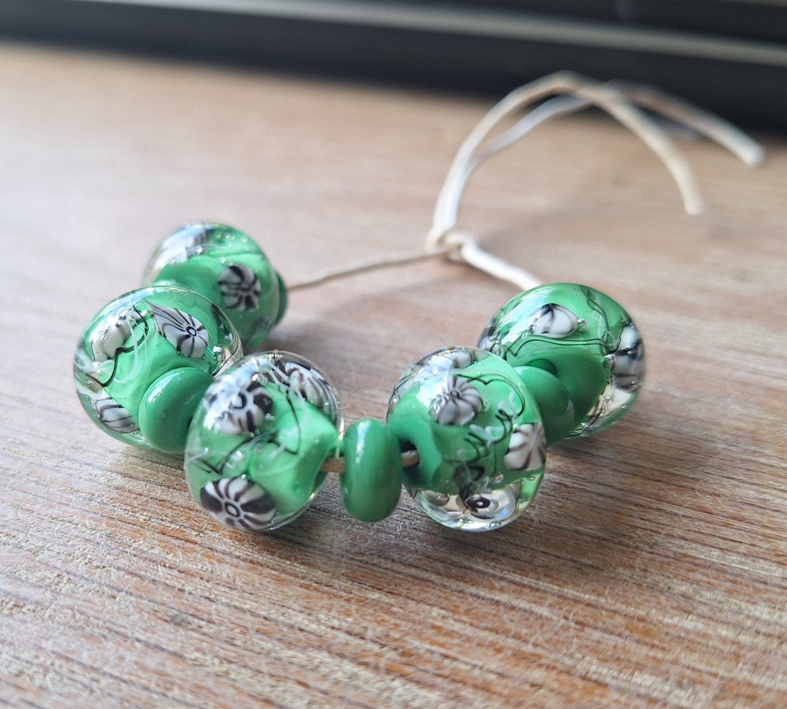 set handgemaakte lampwork glas kralen, Verzenden, Nieuw, Kraal