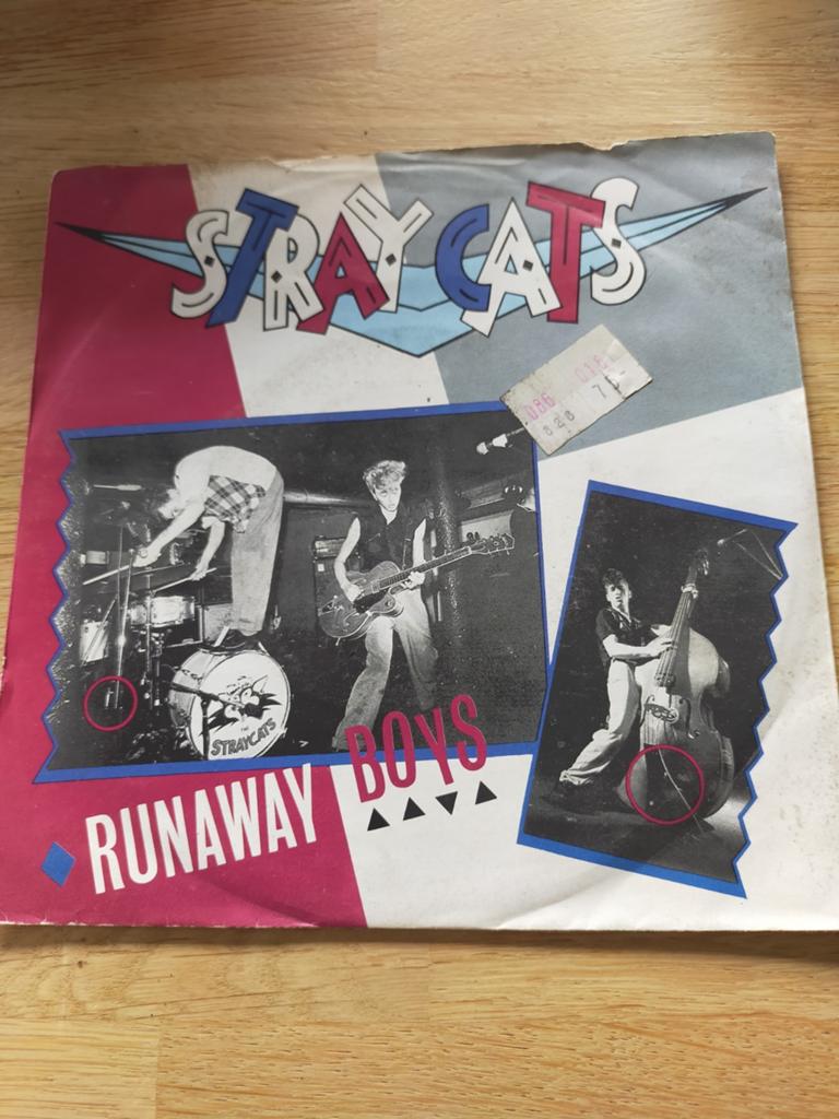 Stray Cats , runaway boys, Cd's en Dvd's, Vinyl Singles, Ophalen of Verzenden, Zo goed als nieuw, Pop