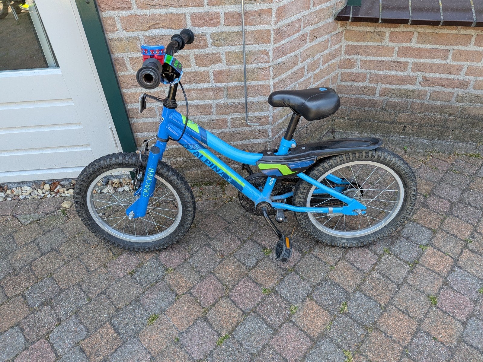 Stoere Alpina kinderfiets 16 inch, Ophalen, Terugtraprem, Alpina, 16 tot 20 inch