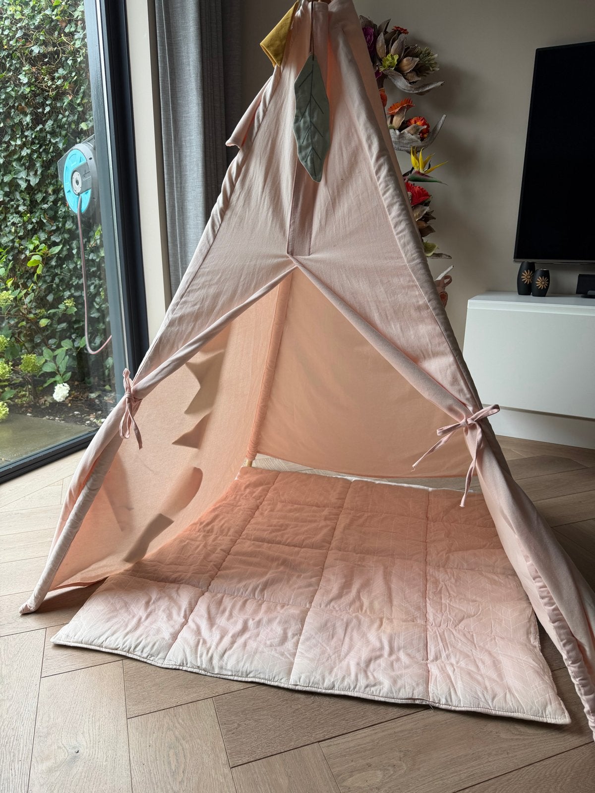 Little Dutch Tipi Tent met Speelkleed - Roze, Ophalen, Gebruikt, Overige materialen