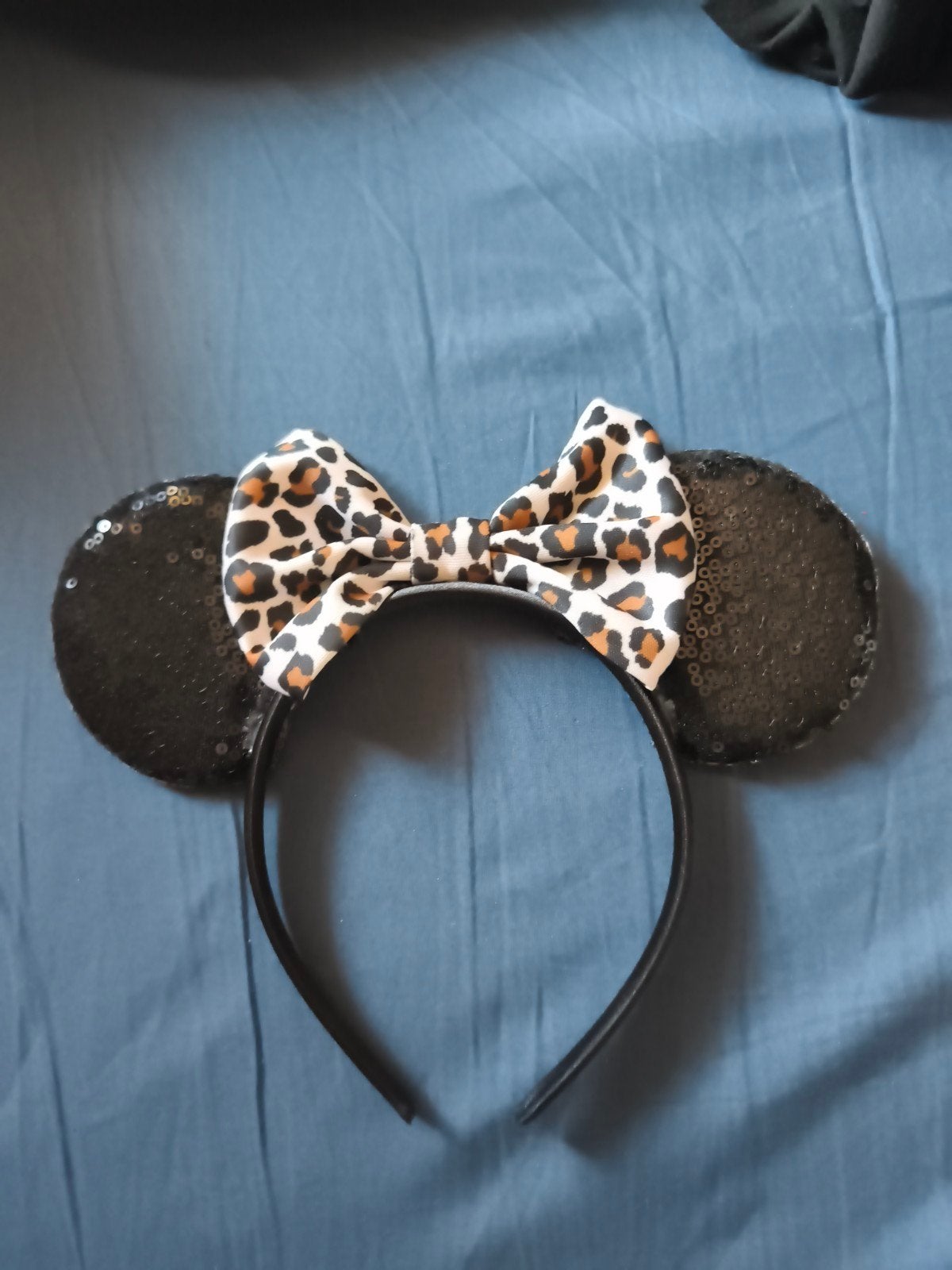 Minnie Mouse oren met luipaardprint, Verzenden, Nieuw