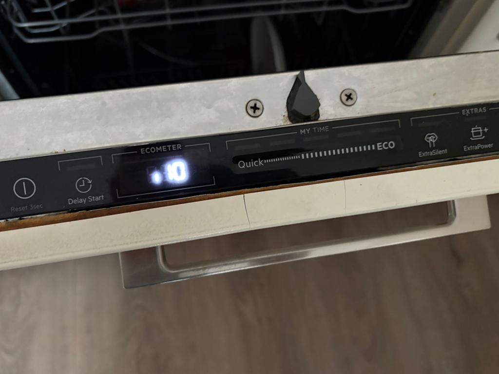 AEG FSK73727P i10 storing 4 jaar oud., Ophalen, Inbouw, 85 tot 90 cm