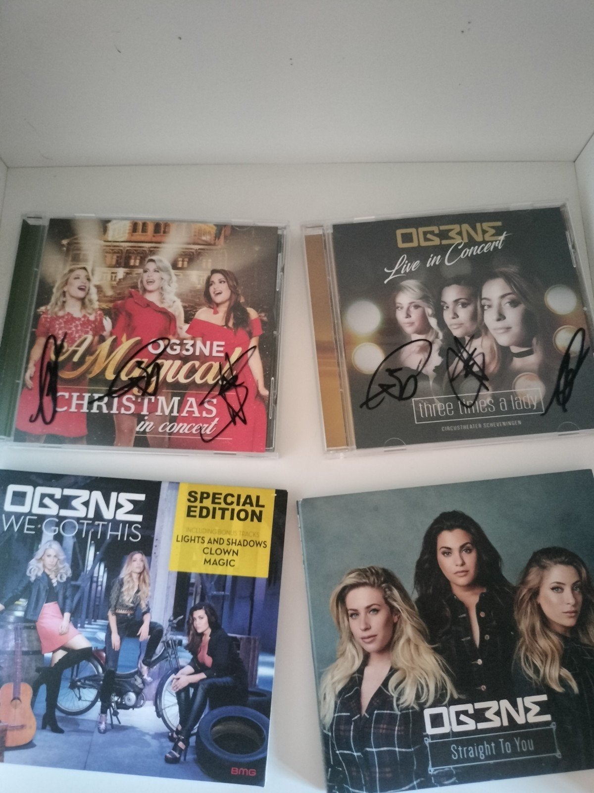 Graag bieden Ogene (Og3ne) Cd's en dvd's gesigneerd, Zo goed als nieuw, Gesigneerd, Album, Verzenden