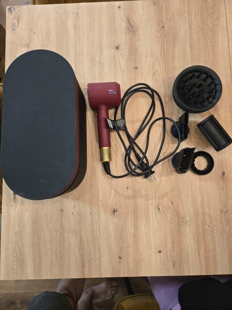Dyson Supersonic Nural - Complete set w/Accessories, Ophalen, Zo goed als nieuw, Haarverzorging