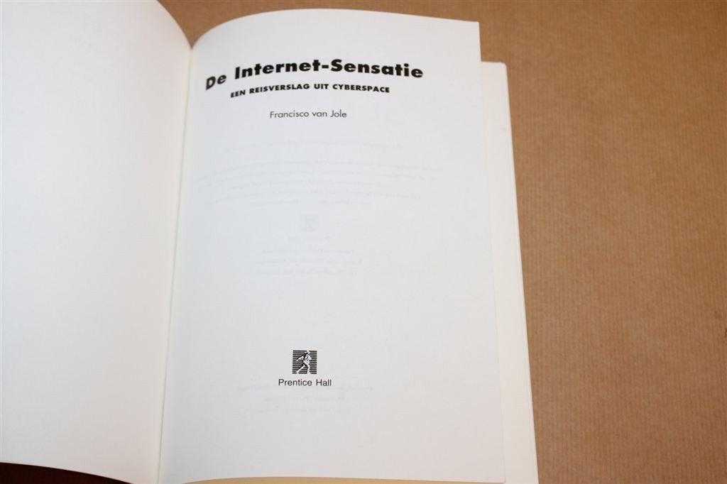 De Internet-sensatie — Vintage Reisverslag Cyberspace 1994, Ophalen of Verzenden, Gelezen, Internet of Webdesign