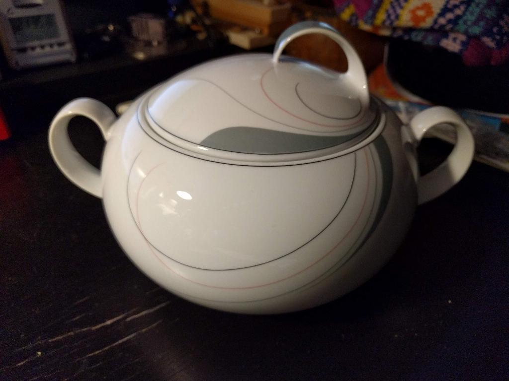 4 Schalen - Collection Ville D'orange - vintage servies, Ophalen of Verzenden, Porselein, Overige stijlen, Schaal of Schalen