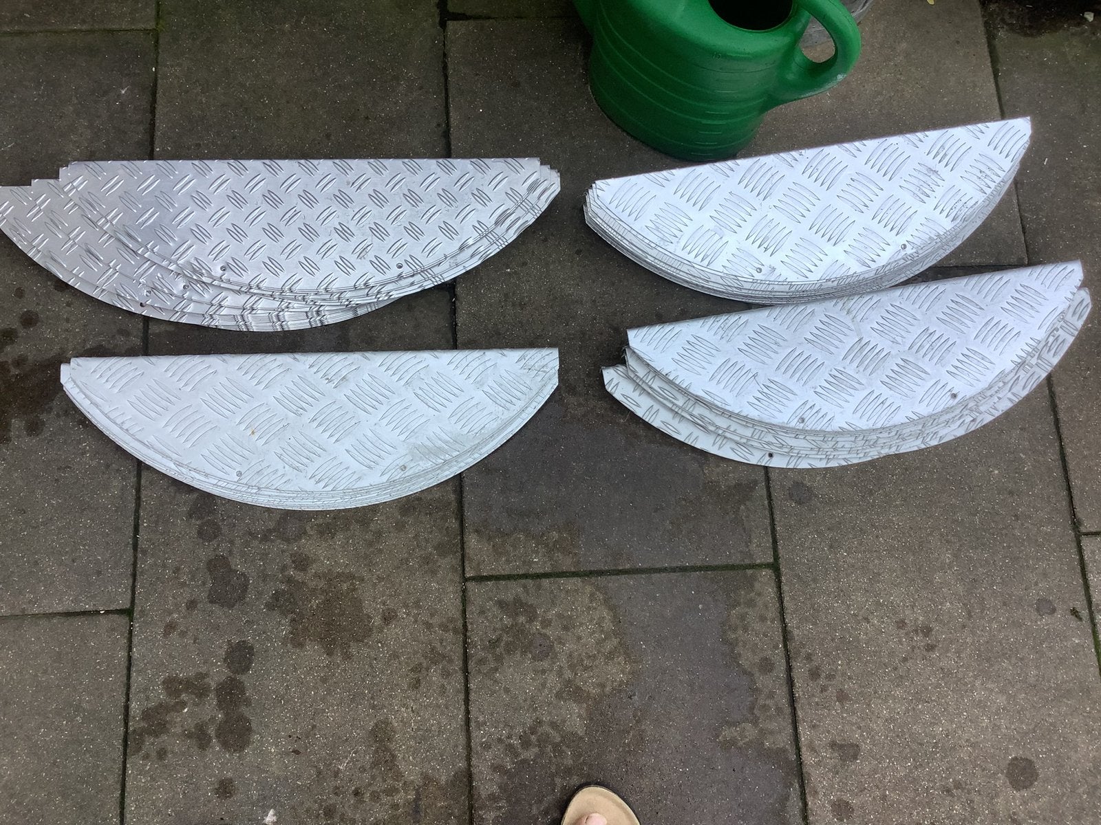 Traanplaat, Ophalen of Verzenden, Gebruikt, Aluminium