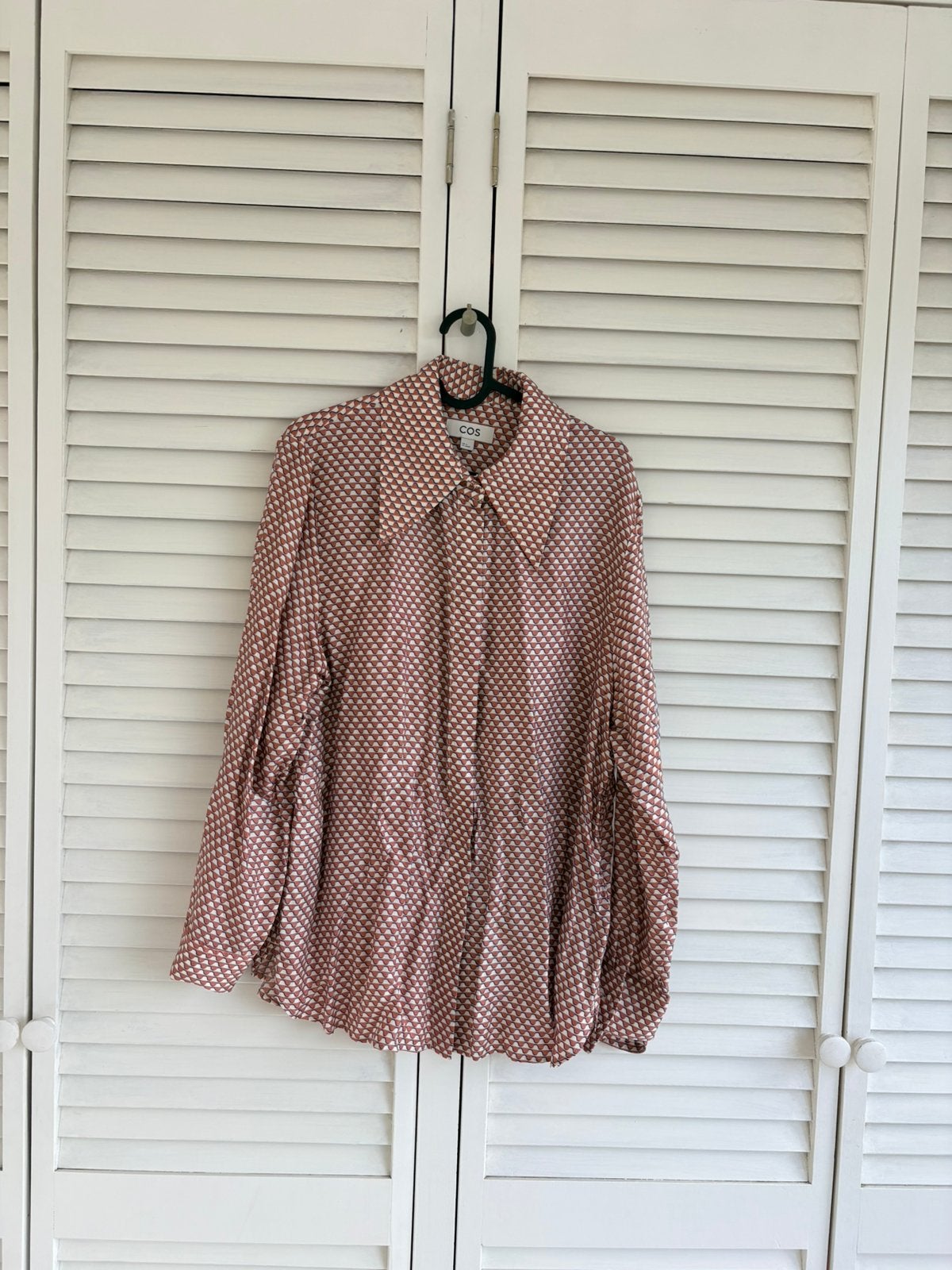 Toffe retro blouse Cos maat 44, Ophalen of Verzenden, Zo goed als nieuw, Maat 42/44 (L), Overige kleuren